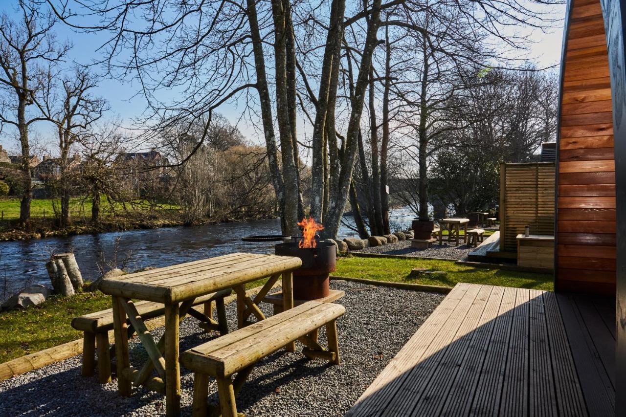 Braidhaugh Holiday Lodge And Glamping Park Crieff Bagian luar foto