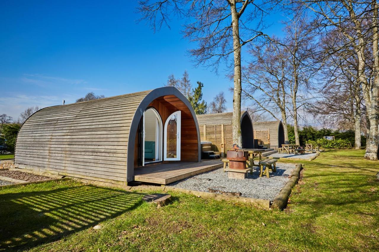 Braidhaugh Holiday Lodge And Glamping Park Crieff Bagian luar foto
